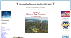 Desktop Screenshot of memphisdeafcommunity.org